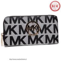 michael kors jet set continental logo groot grijs portefeuilles Tilburg Shop 2jlz3253